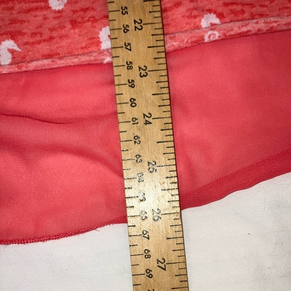 Coral Pink Tank Top with seahorse Print - Picture 10 of 15